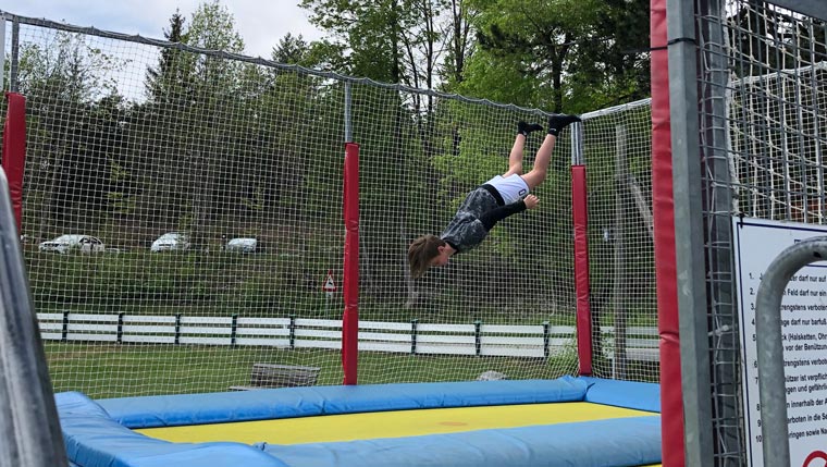 Trampolin-Spielplatz